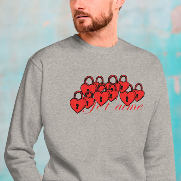 Sudadera bordada Je t’aime